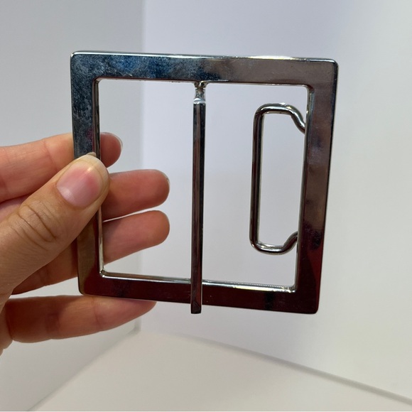 Transformers Belt Buckle Silver Metal & Red Flip Reversible Autobots - Picture 6 of 8